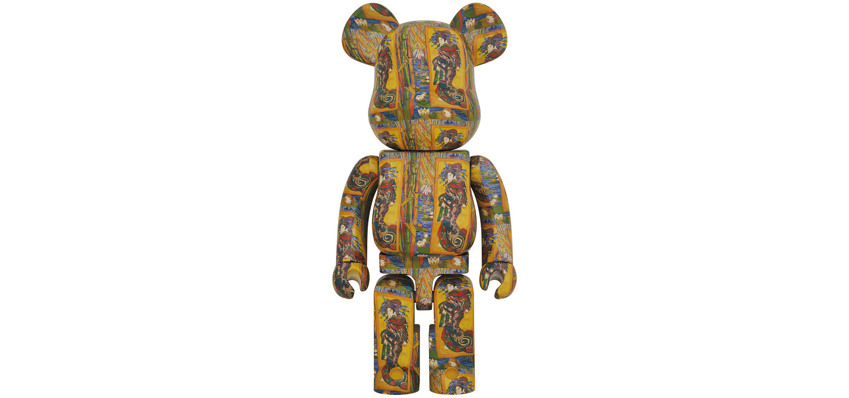 ゴッホと浮世絵の刺激的な邂逅　BE@RBRICK「Van Gogh Museum」Courtesan (after Eisen) 100% & 400% / 1000% ｜MEDICOM TOY