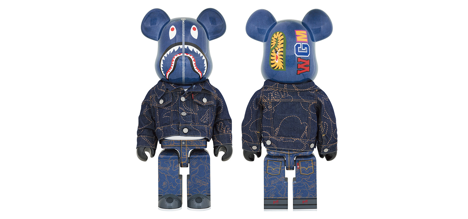 Levi's® × BAPE®のコラボカプセルコレクションを着たBE@RBRICKが生まれるまで  | MEDICOM TOY