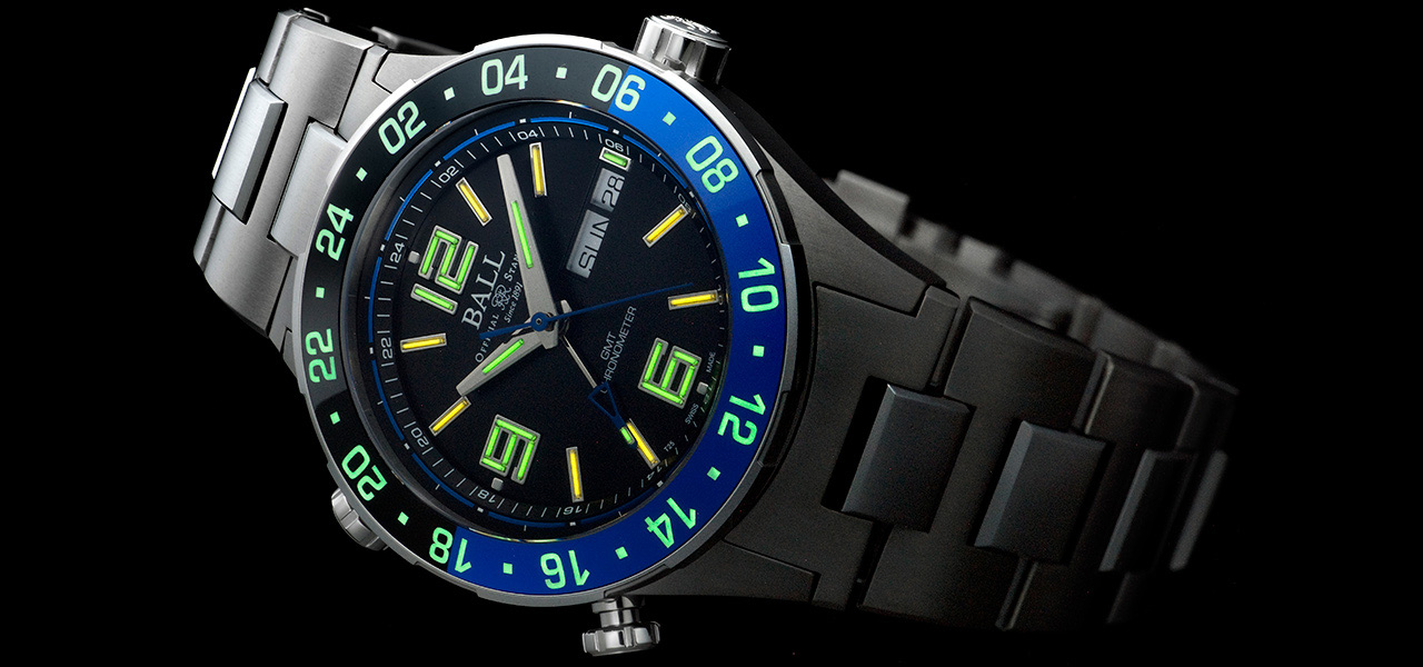 独自開発のモジュールを搭載した「ロードマスター マリン GMT」|BALL Watch