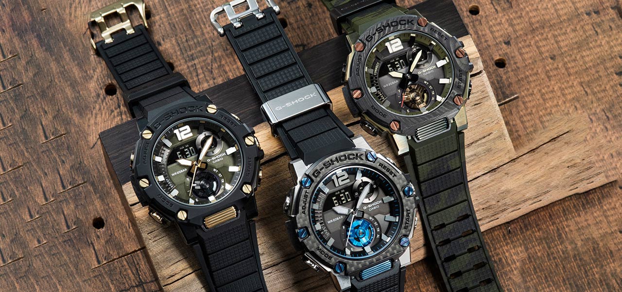 Gショック新作。ユーティリティカラーの「GST-B300」3機種が登場｜G-SHOCK