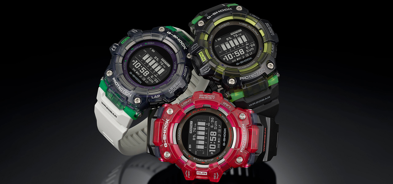 「G-SQUAD GBD-100」にビビッドな配色の3機種がラインナップ｜G-SHOCK