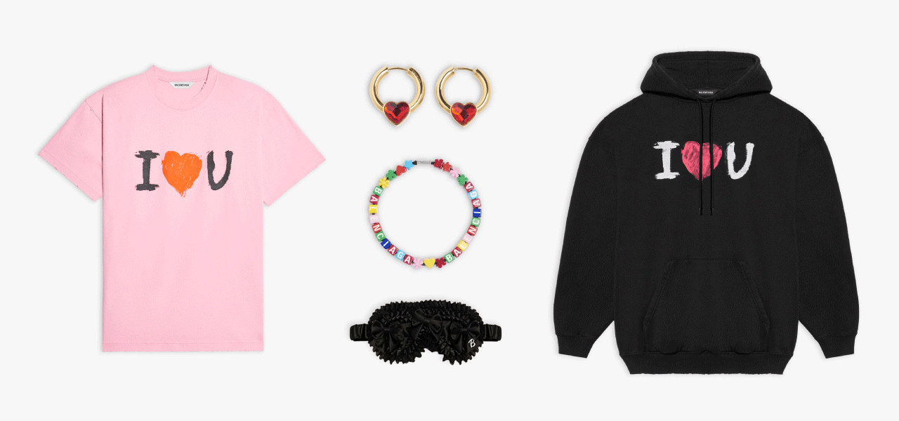 バレンシアガからバレンタインデーをテーマにしたスペシャルコレクションが登場|BALENCIAGA