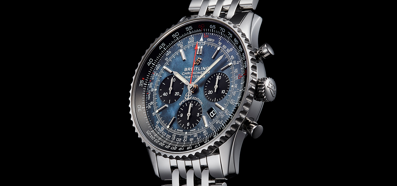 ブラックとマザー・オブ・パールで彩るナビタイマー日本限定モデル第2弾|BREITLING