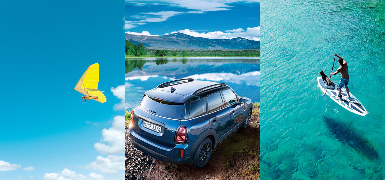 MINIクロスオーバーに初導入の特別なブルーを纏った限定モデルが登場｜MINI