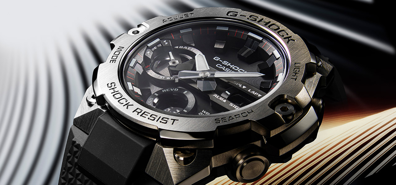 “G-STEEL”シリーズ最薄のスタイリッシュな「GST-B400」|G-SHOCK