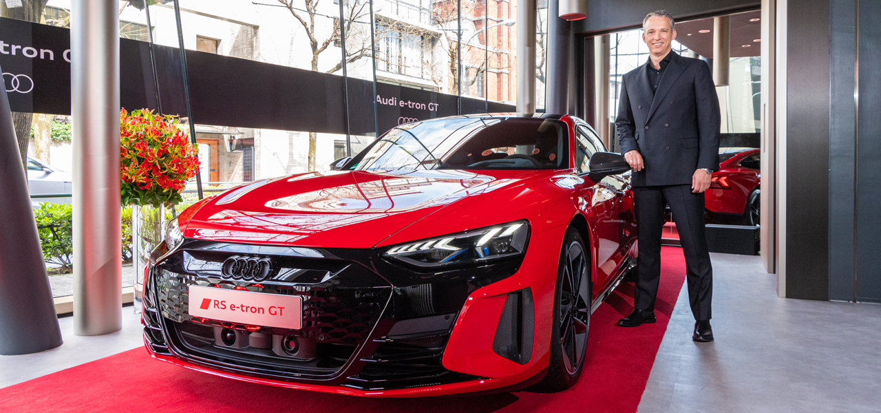 アウディ e-tron GTがジャパンプレミア|Audi