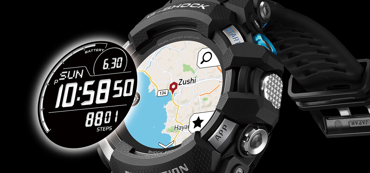 初のWear OS by Google搭載スマートウオッチG-SQUAD PRO「GSW-H1000」|G-SHOCK