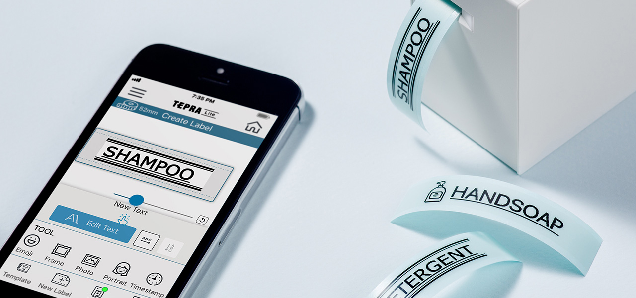 スマートフォン専用モデルのラベルライター「テプラ」のグローバル版 ｜KINGJIM 