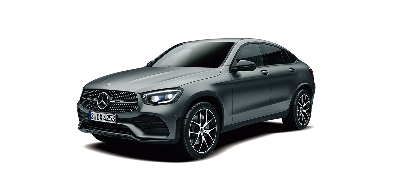 メルセデス・ベンツGLCクーペに専用ボディカラー“艶消しグレー”を纏う100台限定の特別仕様車が登場｜Mercedes Benz