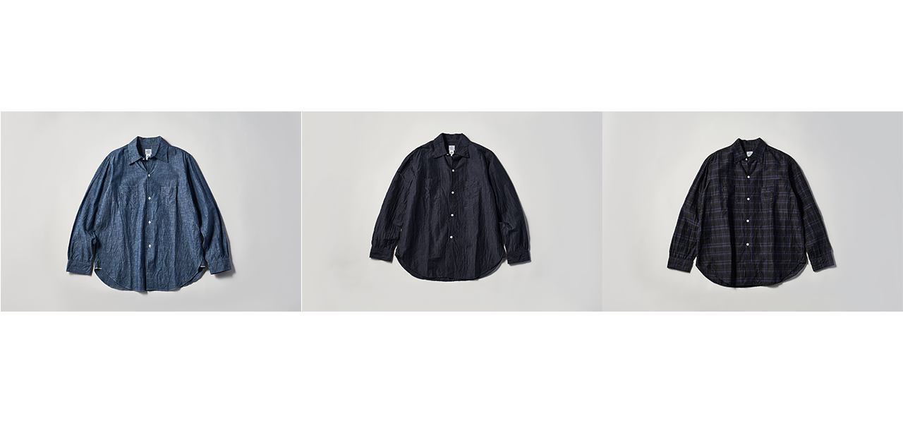 ポストオーバーオールズからドレスとワークのミックス感を具現したシャツが登場｜POST O’ALLS