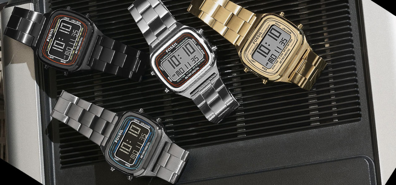 レトロさが新鮮。1980年代の日本にインスパイアされた新作|FOSSIL