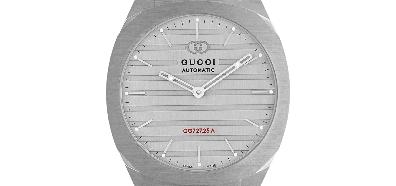 自社製造キャリバーを搭載した初のウルトラスリムウオッチ「GUCCI 25H」|GUCCI