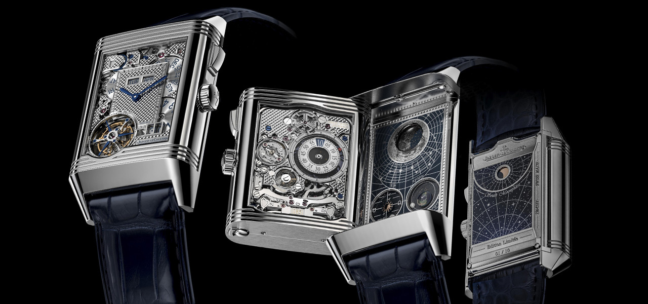 Watches & Wonders 2021新作。世界初の超複雑機構と4つのダイアルを搭載「レベルソ ハイブリス・メカニカ・キャリバー185」|JAEGER-LECOULTRE