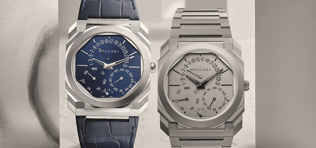 Watches & Wonders 2021新作。厚さわずか5.8ミリの「オクト フィニッシモ パーペチュアル カレンダー」|BVLGARI