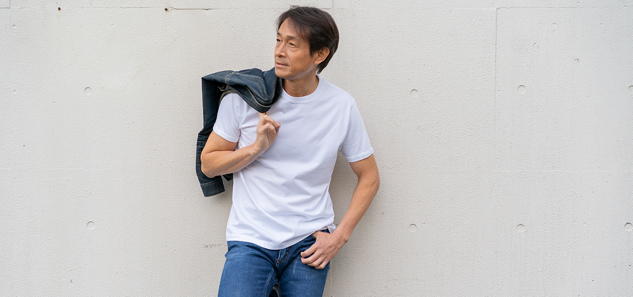 “白Tレジェンド”吉田栄作と白Tシャツ専門店のコラボレーションTシャツが登場|#FFFFFFT