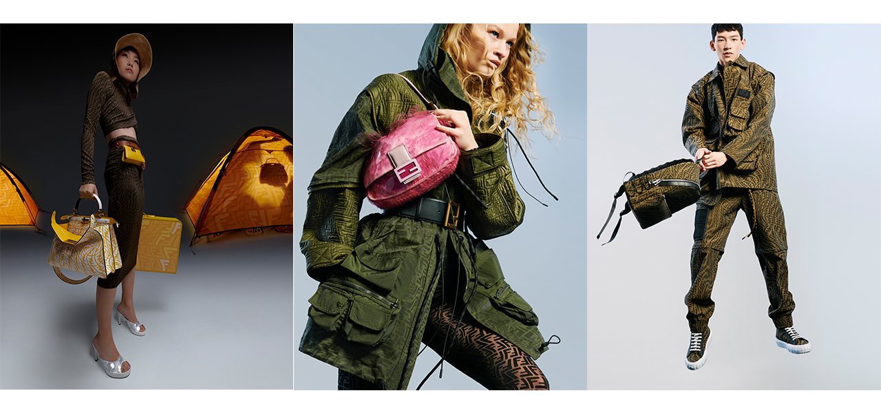サラ・コールマンとのコラボレーションによる2021年サマーカプセルコレクション「FF ヴァーティゴ」｜FENDI 