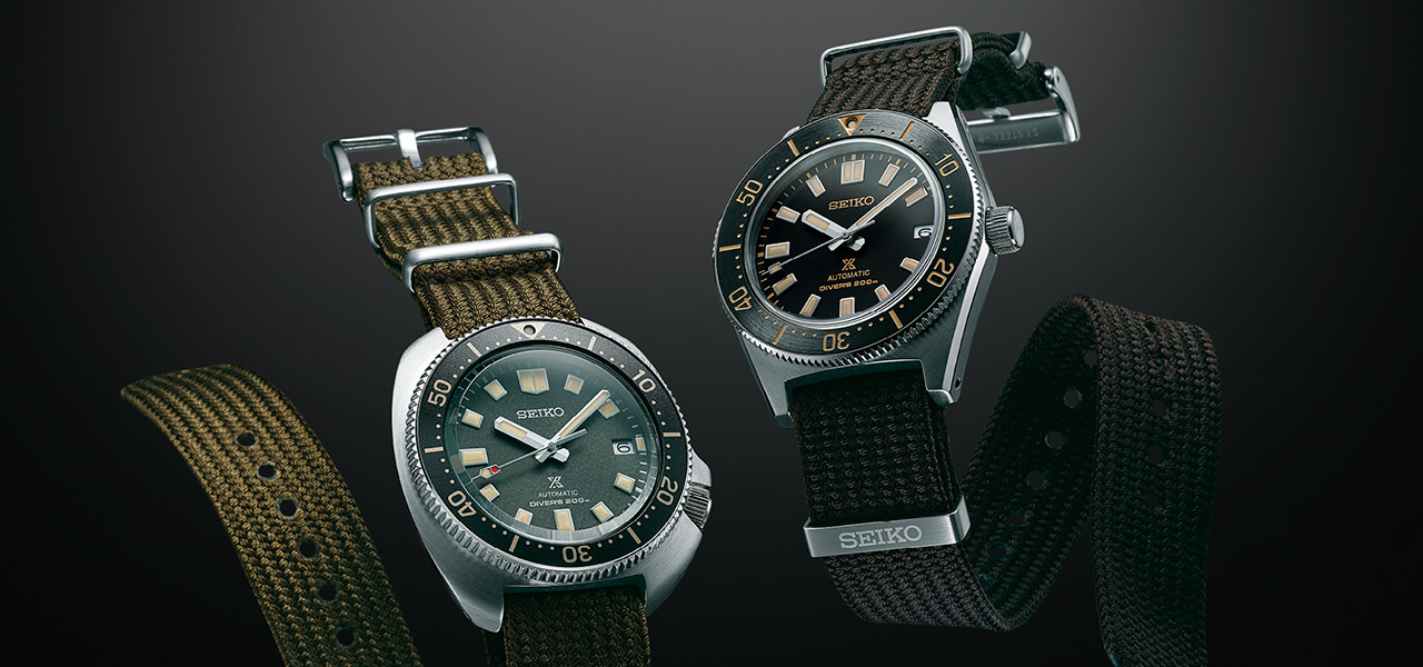 セイコーダイバーズ初のファブリック製ストラップを纏った2 モデルが新登場|SEIKO