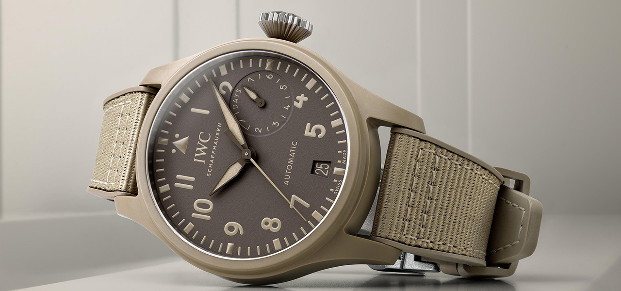 Watches & Wonders 2021 新作。サンドカラーのセラミック製“モハーベ・デザート”ビッグ・パイロット・ウォッチ|IWC