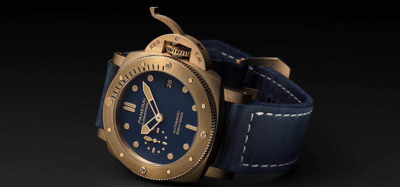 Watches & Wonders 2021新作。「サブマーシブル ブロンゾ ブルーアビッソ」｜PANERAI