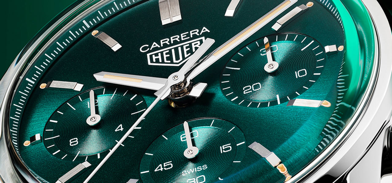 ヴィンテージ風のティールカラーが印象的な「タグ・ホイヤー カレラ グリーン スペシャルエディション」|TAG HEUER