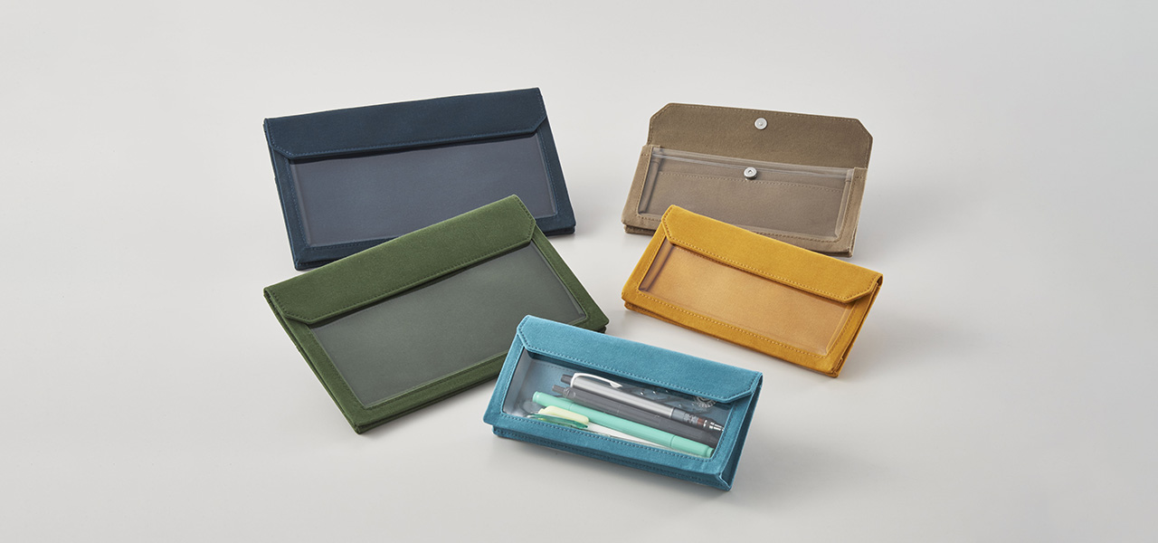 かさばらないバッグインバッグシリーズにペンケースタイプが登場｜KINGJIM