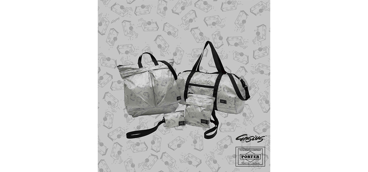 「ポーター」が「ガシアス」とコラボレーションした新作バッグにユニークなオリジナルキャラ登場|GASIUS×PORTER