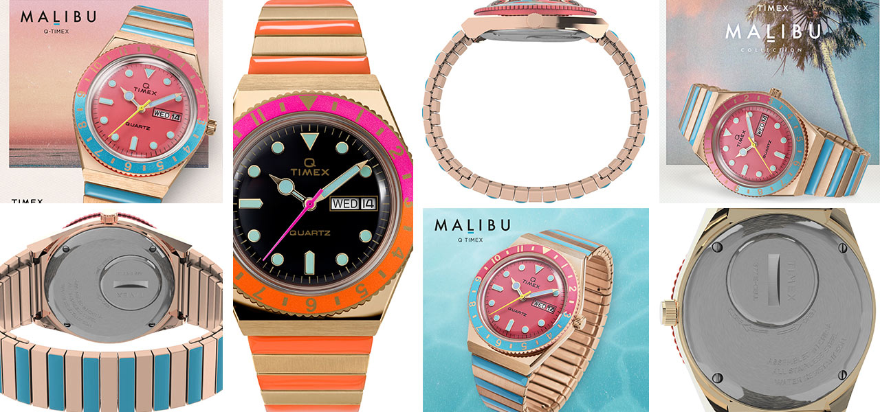 魅惑的なマリブビーチをイメージしたQ TIMEXの新作|TIMEX