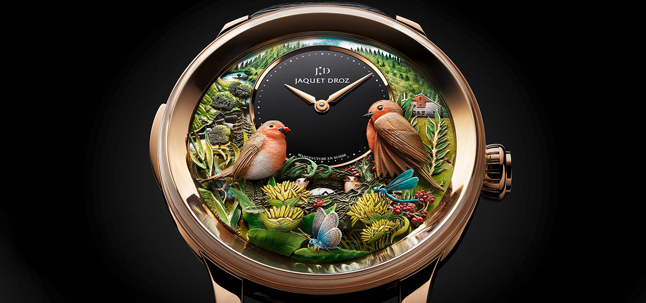 創業者ピエール-ジャケ・ドローの生誕300周年を記念した、超希少なオートマタウオッチ|JAQUET DROZ