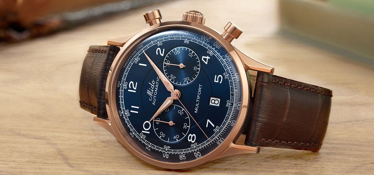 1937年製のヒストリカルモデルを再現した「マルチフォート パトリモニー クロノグラフ」｜MIDO