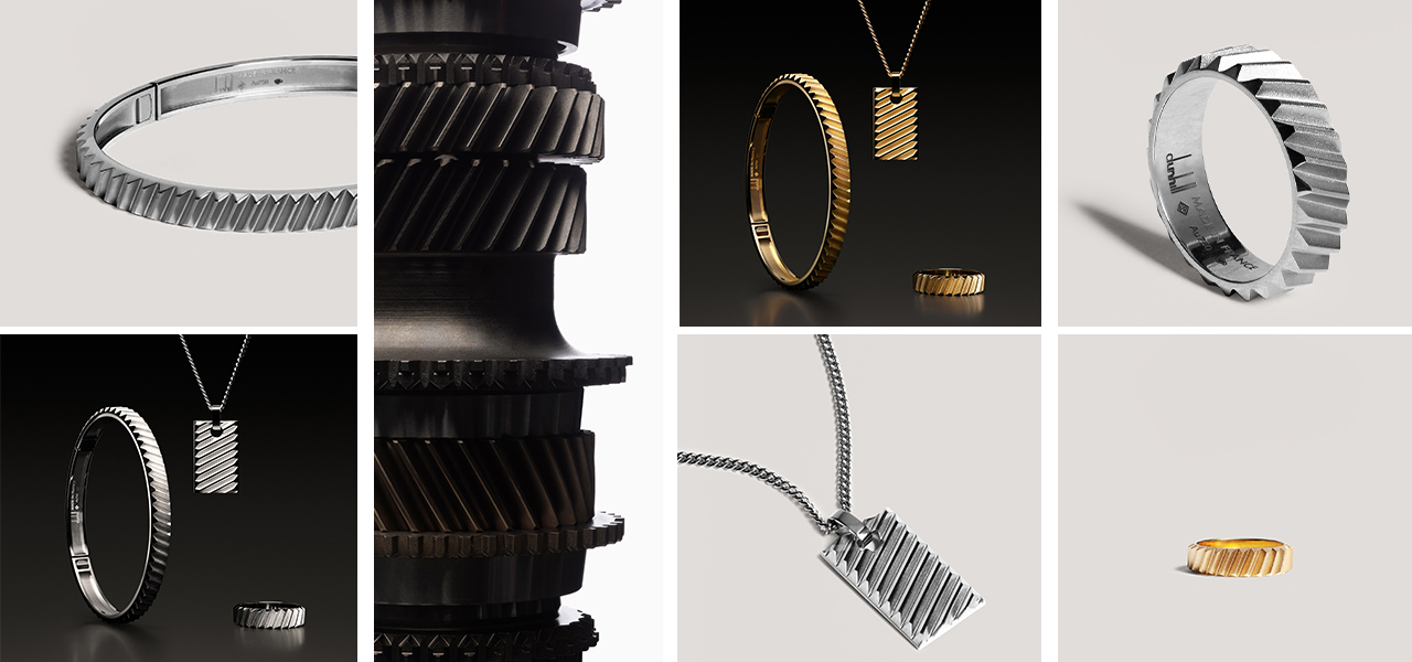 ダンヒルの18Kファインジュエリーコレクション「トランスミッション」｜dunhill