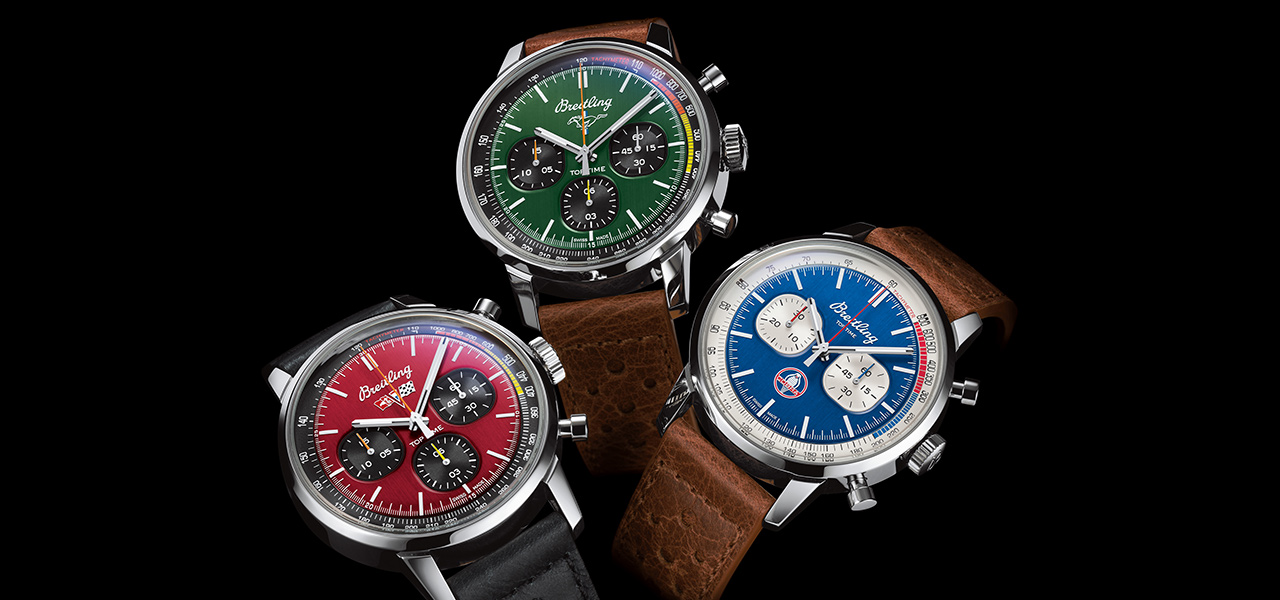 1960年代の名車を表現した新作「トップタイム クラシックカーズ」｜BREITLING
