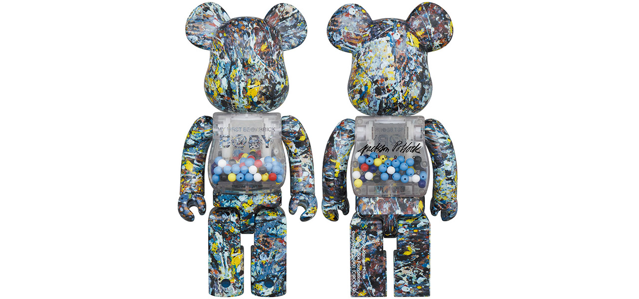 Jackson Pollock Studio × MY FIRST BE@RBRICK B@BYの初コラボ｜MEDICOM TOY