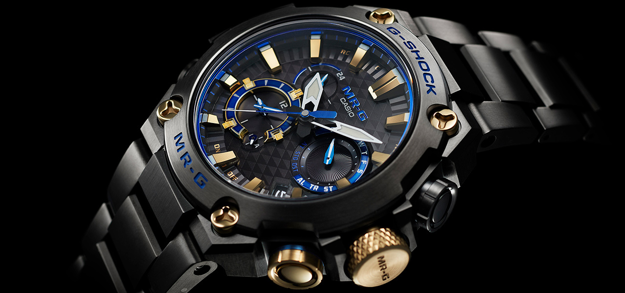 G-SHOCKの最上級ライン「MR-G」から“勝色(かちいろ)”を採用した新作誕生|G-SHOCK