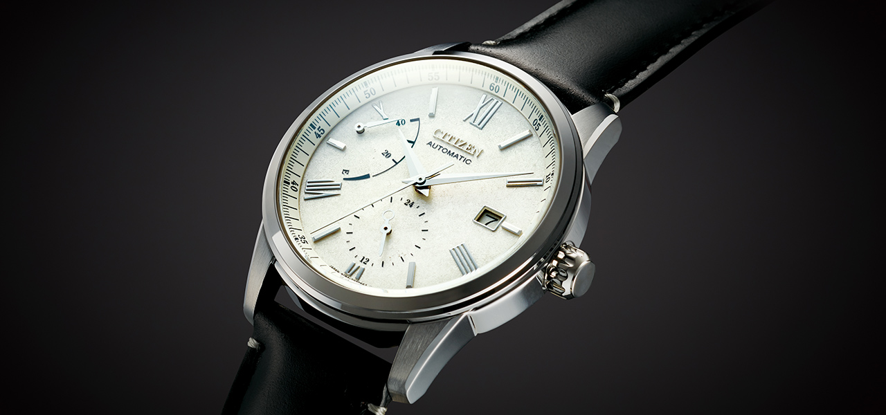 銀箔漆文字板の機械式時計『シチズンコレクション』メカニカル|CITIZEN