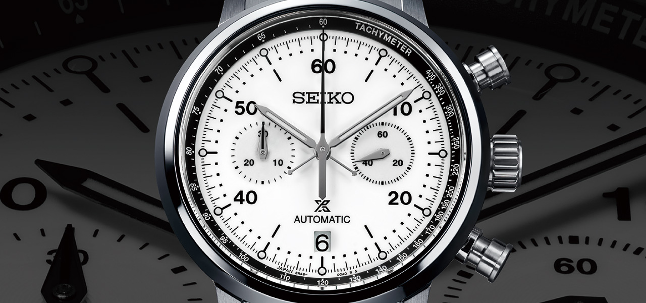 セイコー製ストップウオッチの殿堂デザインが、ついに腕時計になった!|SEIKO