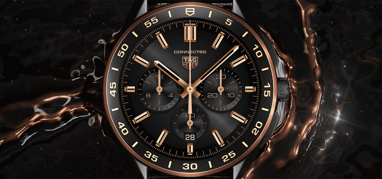 文字盤のサテン仕上げまでも鮮やかに表現。所有欲を満たすスマートウオッチ|TAG HEUER