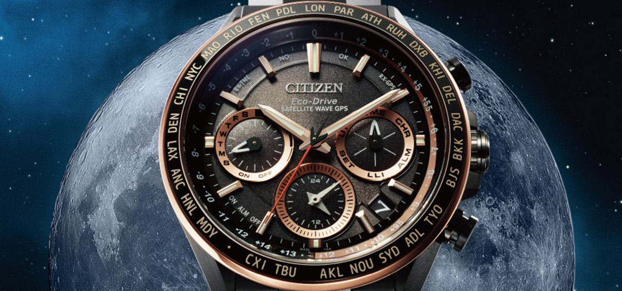 DLCブラックとピンクゴールドカラーに彩られた、いま最もエレガントなGPSハイテク機|CITIZEN