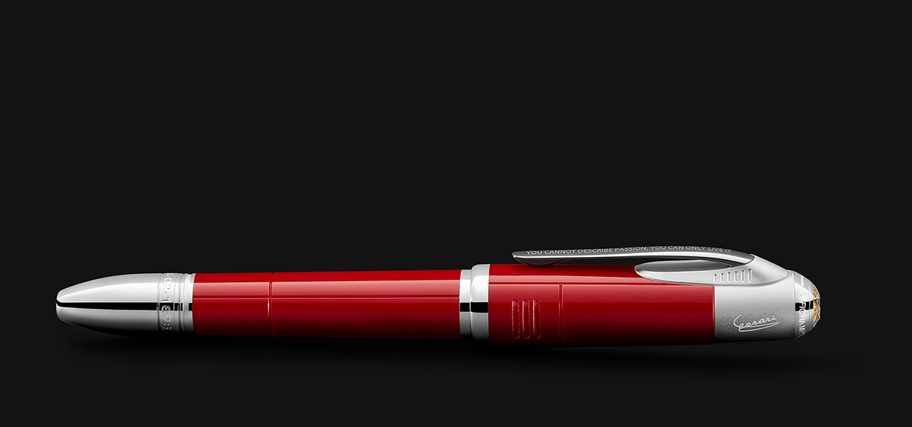 世界的な自動車帝国を築いた男 エンツォ・フェラーリへのオマージュ。フェラーリの歴史と美意識を反映した万年筆｜MONTBLANC
