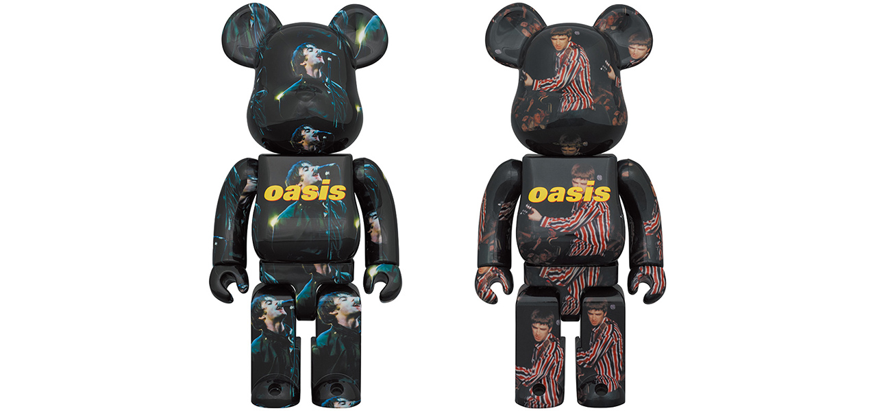 英国を代表するバンド<OASIS>、そのキャリア絶頂期の伝説の野外ライブシーンがBE@RBRICKになって登場 | MEDICOM TOY