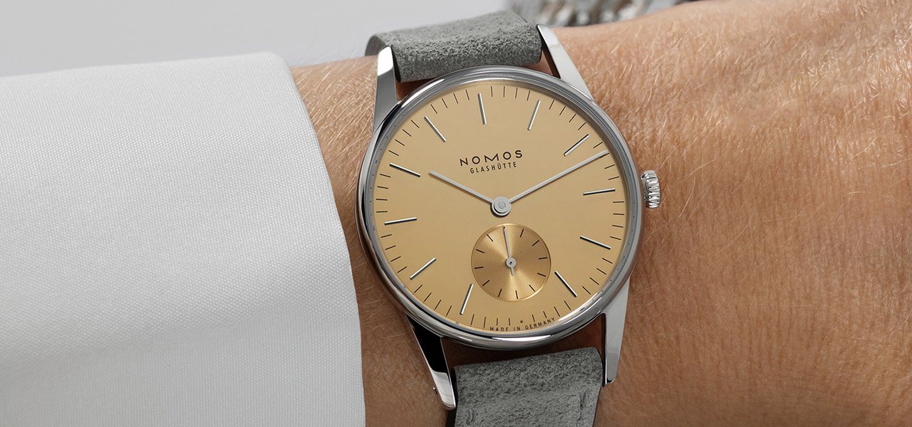 ドイツウオッチらしい知性を表現。新作「オリオン ゴールド＆シルバー」｜NOMOS GLASHÜTTE