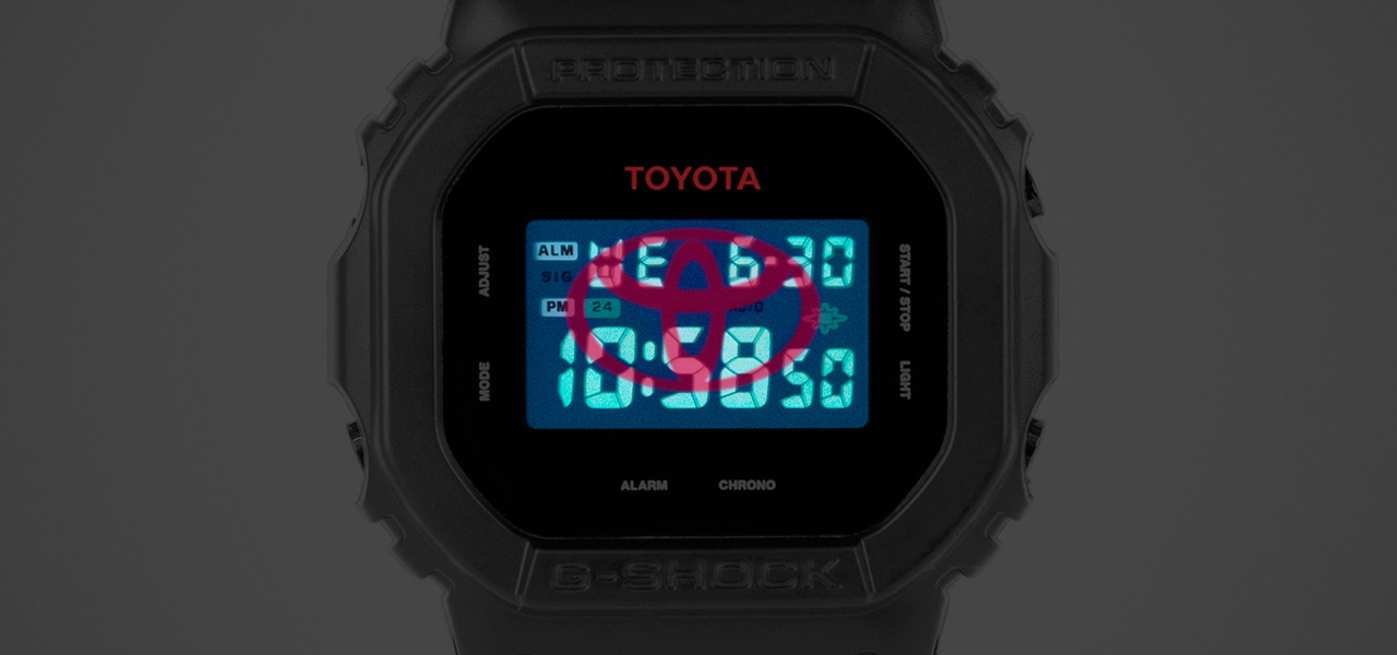 TOYOTAの新説プロジェクトとGショックが思いをひとつにコラボレーション｜G-SHOCK