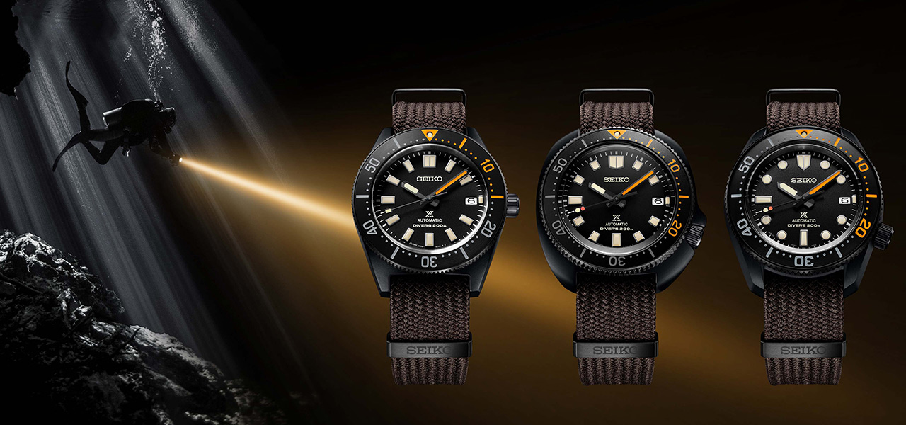 セイコーダイバーズがさらにグラマラスに! “ナイトダイビング”をテーマに、ヘリテージモデルをアップデート|SEIKO