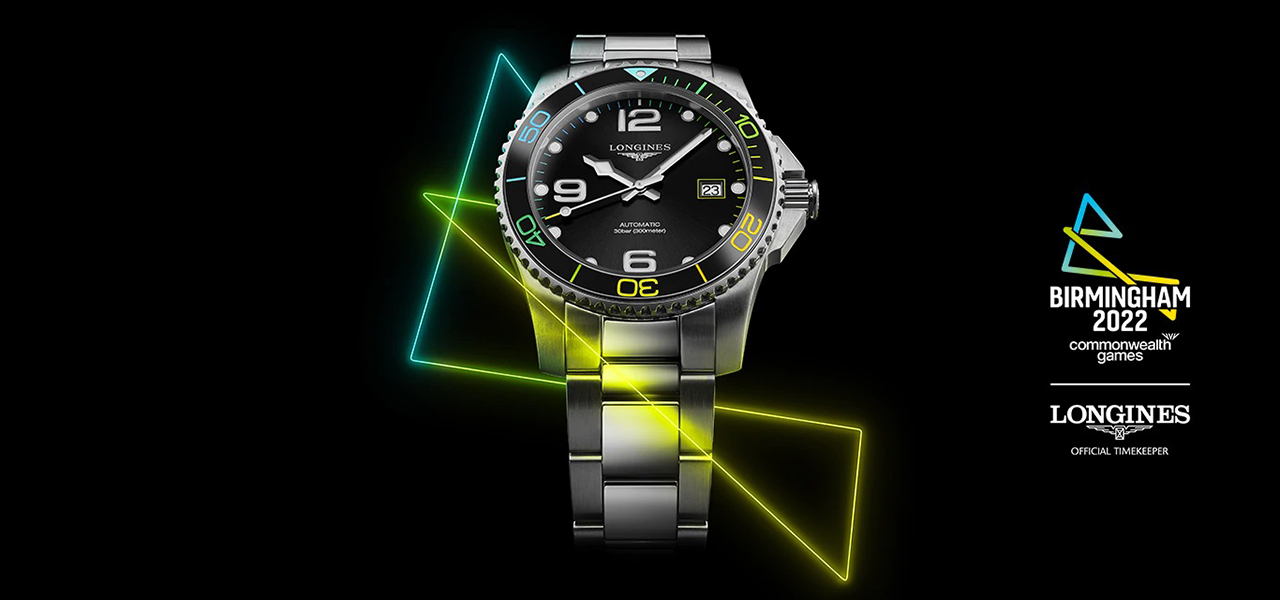 ネオンカラーが映えるコモンウェルスゲームズを讃えた2022本の限定モデル|LONGINES