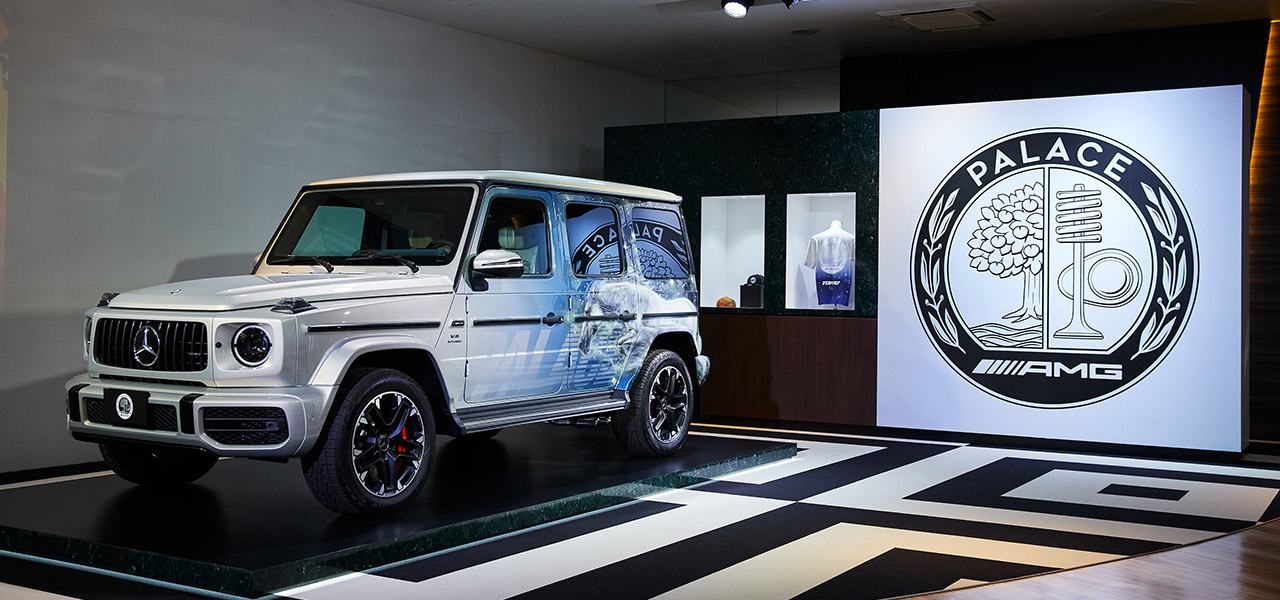 パレス スケートボードとのカプセルコレクションを記念したアートカーが東京に上陸|Mercedes Benz