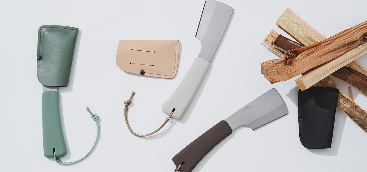 より細かな作業や持ち運びに。熊野亘氏がデザインした鉈がコンパクトサイズに｜Nicetime Mountain Gallery