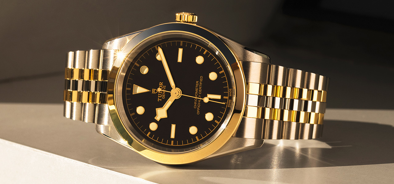 チューダーらしさがにじみ出る堅牢性と、ジェンダーレスなデザイン。煌くイエローゴールドを纏った「ブラックベイ 31/36/39/41 S&G」|TUDOR