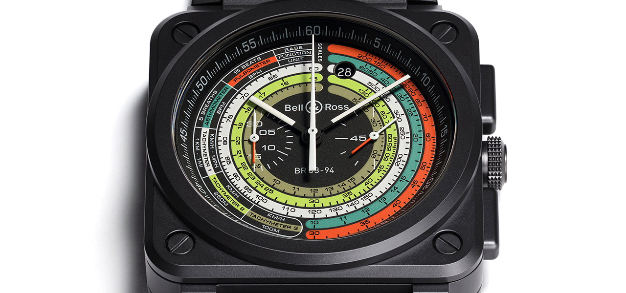 数量限定500本! グラフィカルかつカラフルな「BR 03-94 マルチメーター」|Bell & Ross