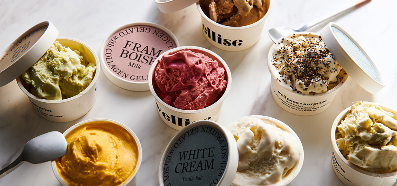 ストレス緩和やお酒のおつまみにも!? 体にも心にも優しい、個性豊かなプレミアムジェラート「WELLISE」登場｜EAT