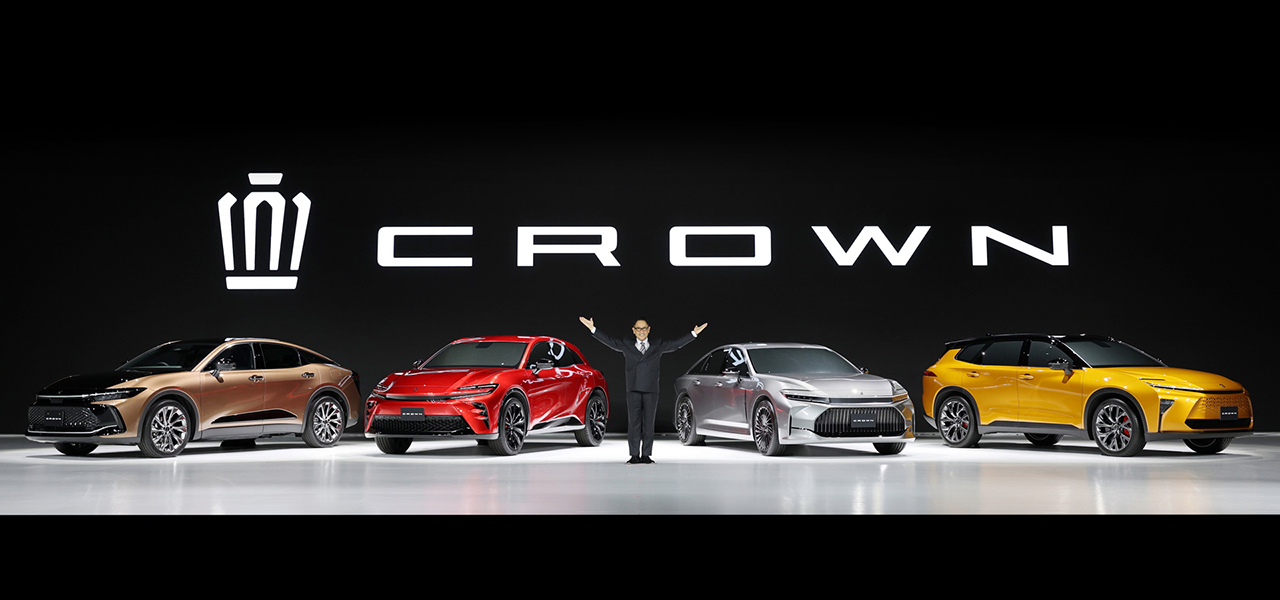 16代目となる新型トヨタ「クラウン」がワールドプレミア──クロスオーバーからSUVまで4つのモデルを展開｜TOYOTA