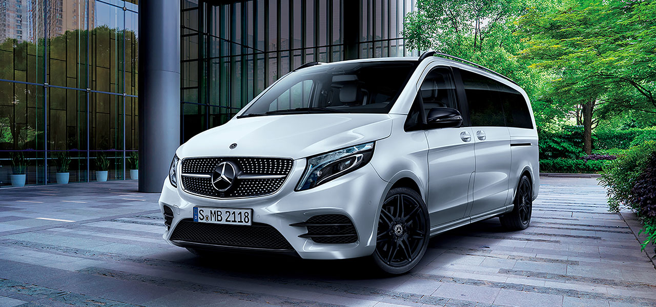 ブラックのアクセントがスタイリッシュなVクラスの最上位グレードが登場｜Mercedes Benz